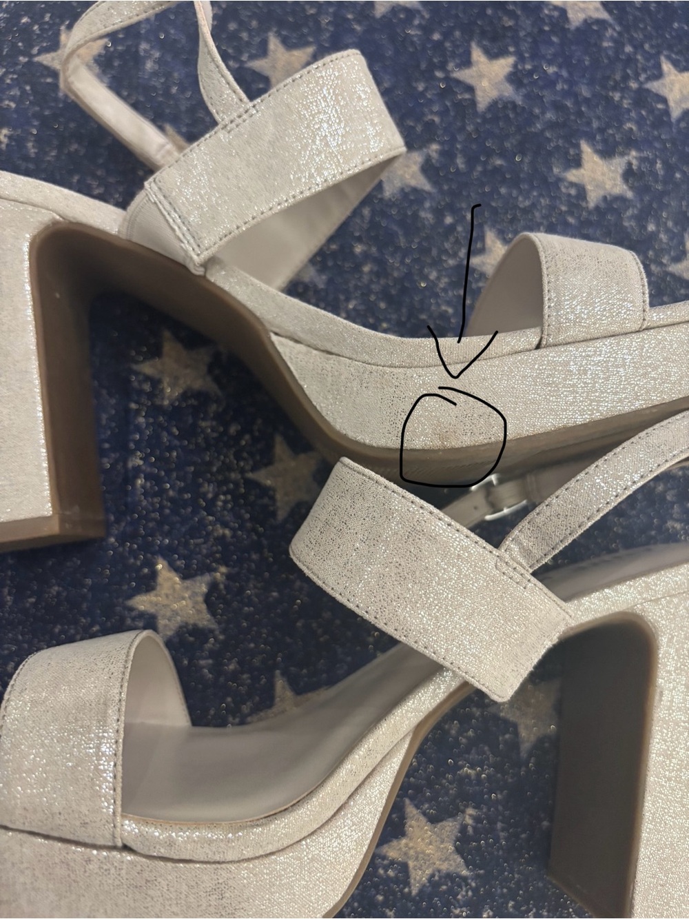 OFFERS WELCOME! Anne Klein Zoelle Sandal, 9 - Picture 9 of 10